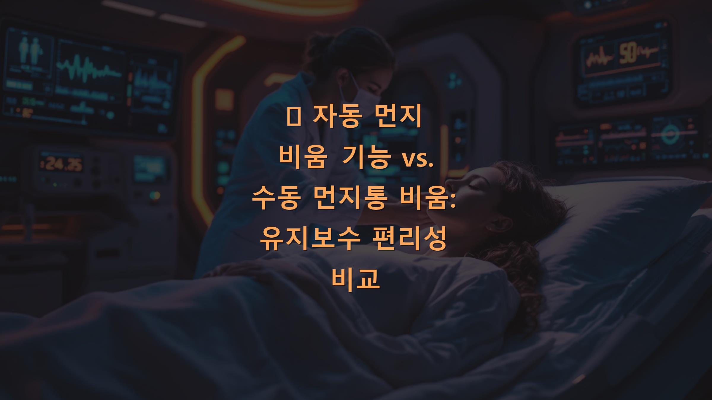 🎛 자동 먼지 비움 기능 vs. 수동 먼지통 비움: 유지보수 편리성 비교