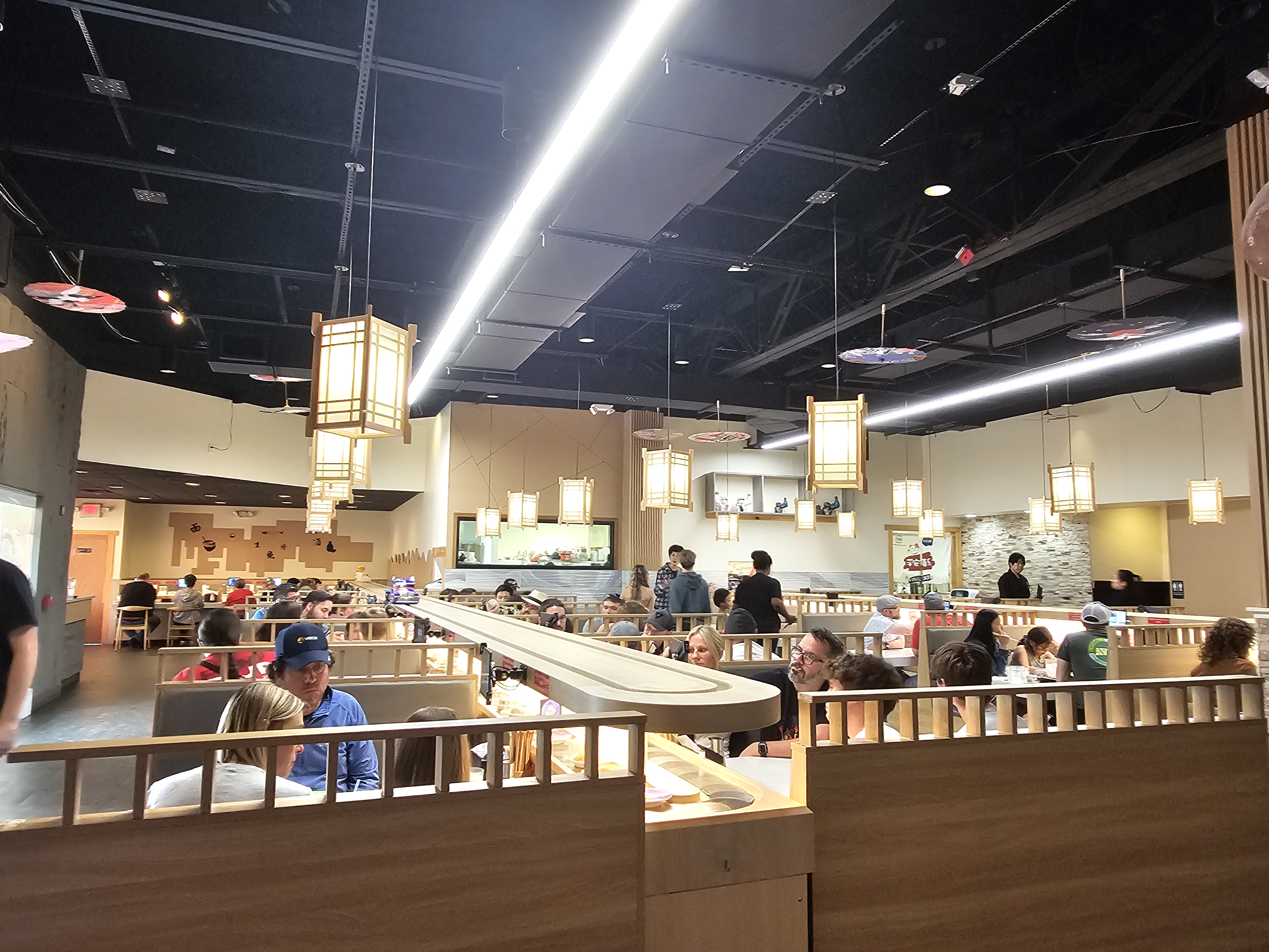 Kawa Revolving Sushi's interior