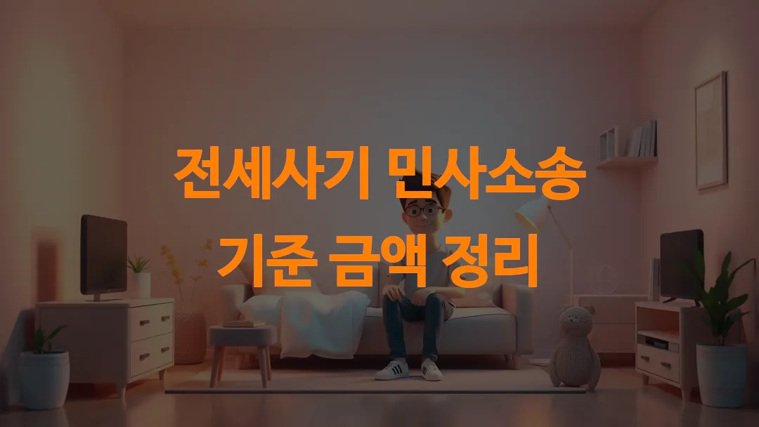 전세사기 민사소송 기준 금액 정리