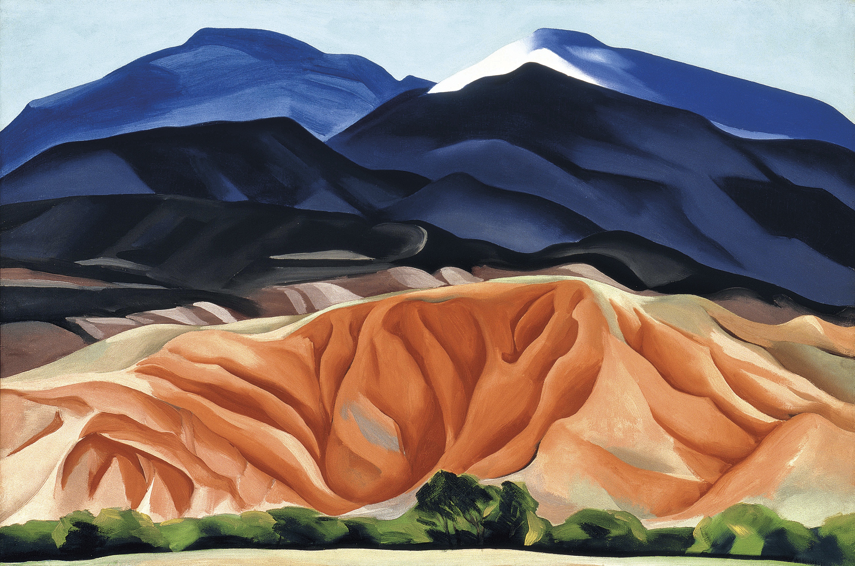 Georgia O&#39;Keeffe&#44; Sun Prairie&#44; Wisconsin&#44; Modern Art&#44; 1887~1986