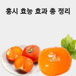  홍시 효능 및 부작용 총정리