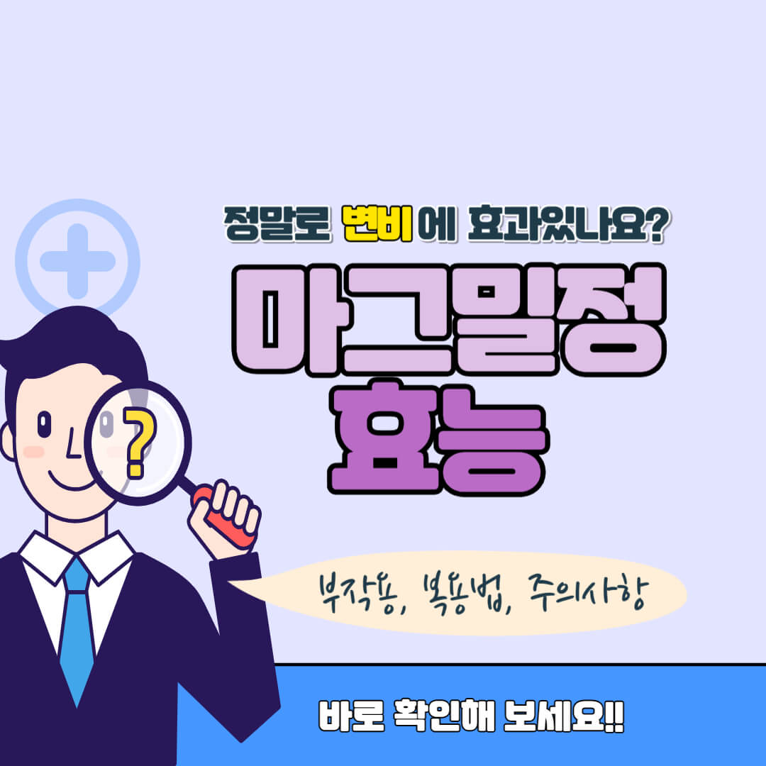 마그밀정 효능 썸네일