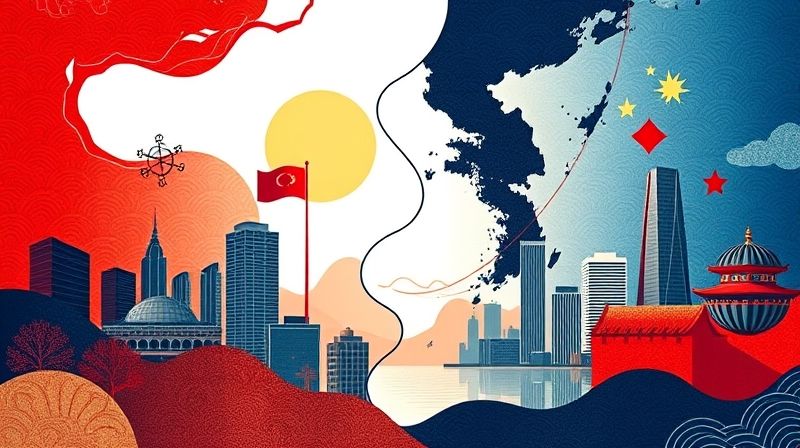 2025년 4월 23일 국내외 주요 이슈의 상호 연결성을 나타내는 이미지