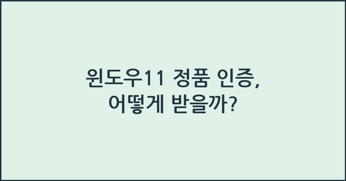 정품 이미지