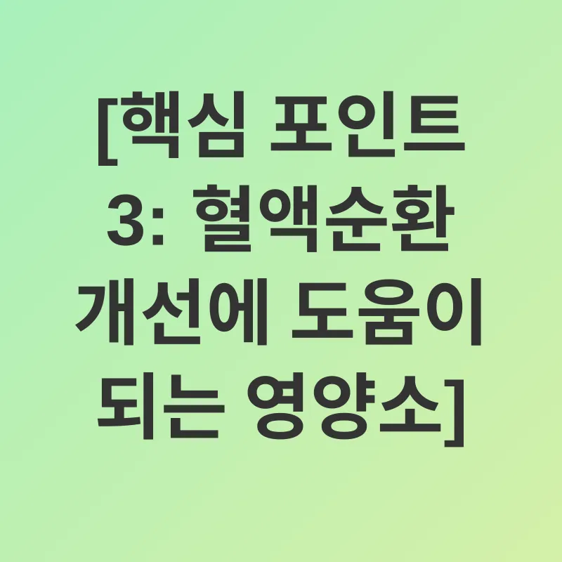 혈액순환 개선_3