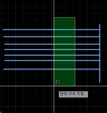 드래그를 통해 한꺼번에 기준선과 연결해줍니다.