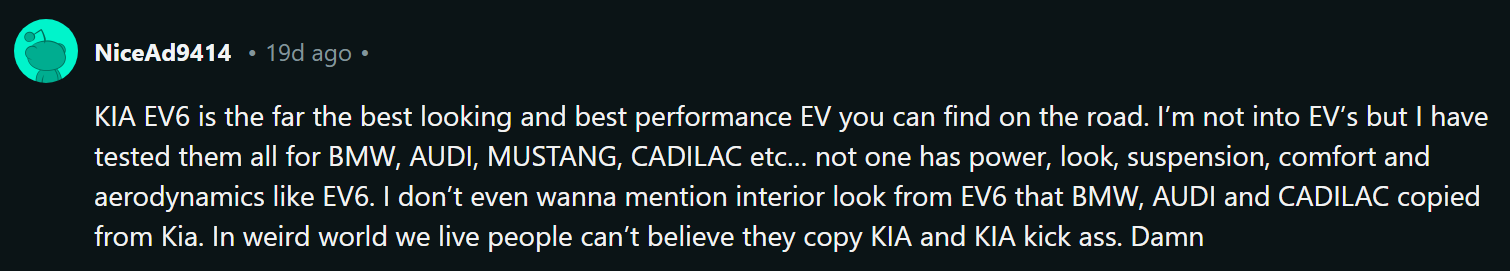 기아 EV6 익스테리어 평가