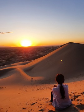 헝거리엘스 모래 언덕 정상에서 찍은 사진