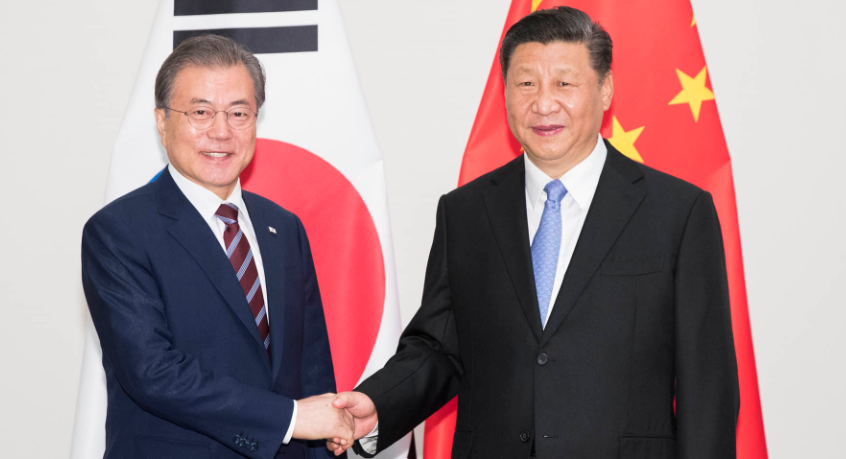  한중일 정상회의, 사드배치와 강제징용문제