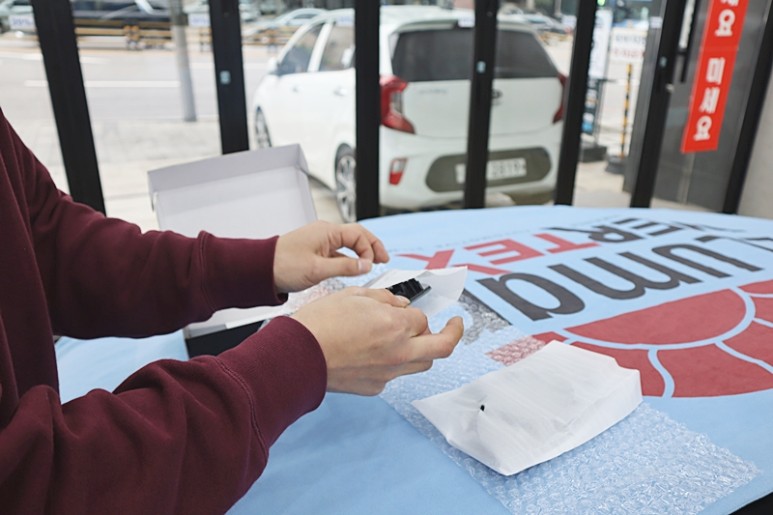 광각 미러 교체 CLS450 옵틱글래스 와이드 8