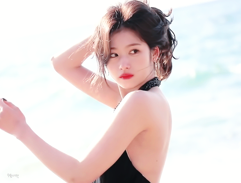  트와이스 김사나 큐티섹시 움짤 gif