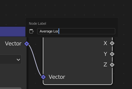 노드 이름 변경 F2