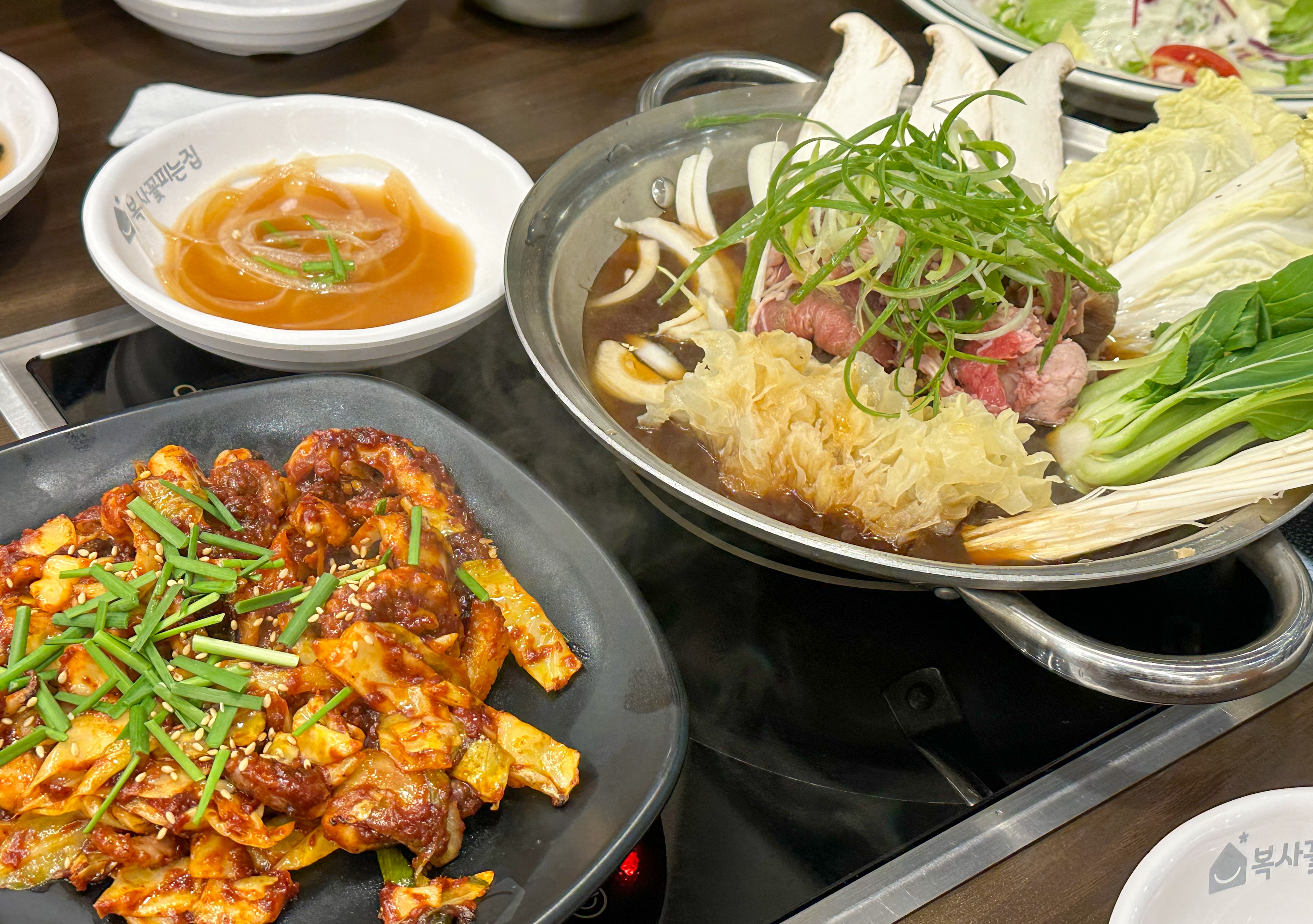  가성비 좋고 맛있는 쭈꾸미 볶음이 있는 송산맛집 추천! / 복사꽃피는집 송산점