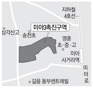  미아3구역 사업시행인가 및 미아뉴타운 개발