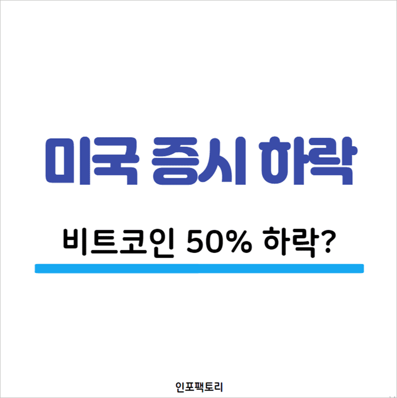 미국증시하락-암호화폐시장-비트코인하락전망