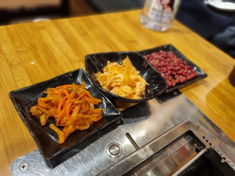 짜차이, 물김치, 땅콩
