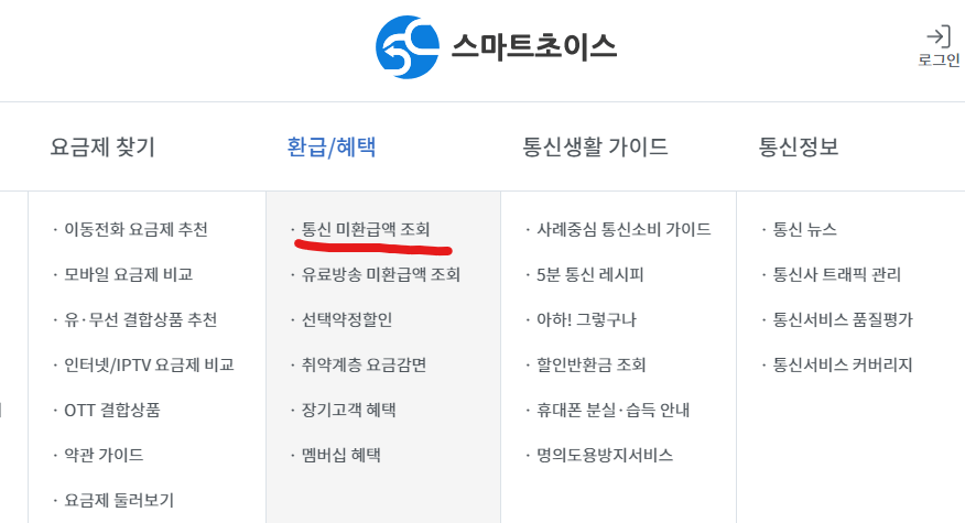 통신비-환급금-조회,신청