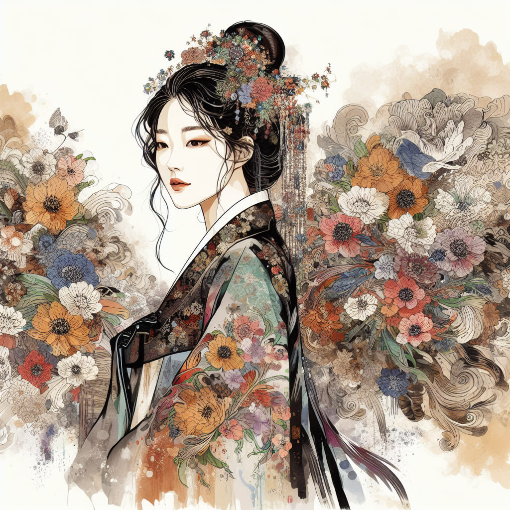 Korean ink painting - Sumukhwa 21