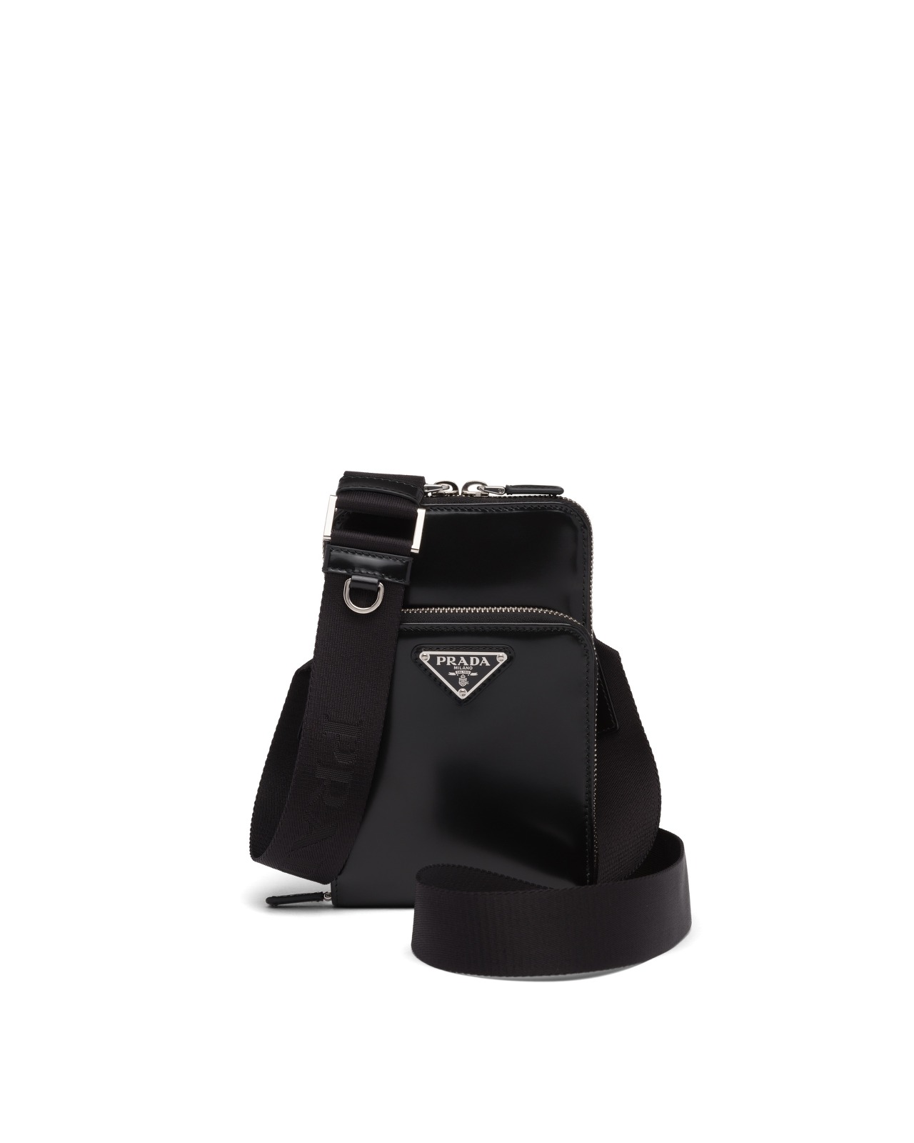  [PRADA] 프라다 브러시드 가죽 스마트폰 케이스백 2ZH126