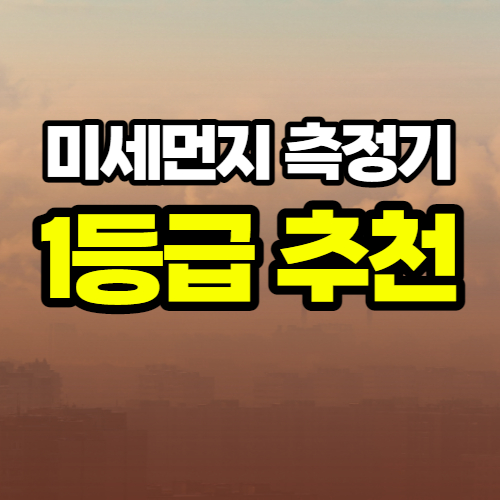  미세먼지 측정기 1등급 /간이측정기 1위 ~ 5위