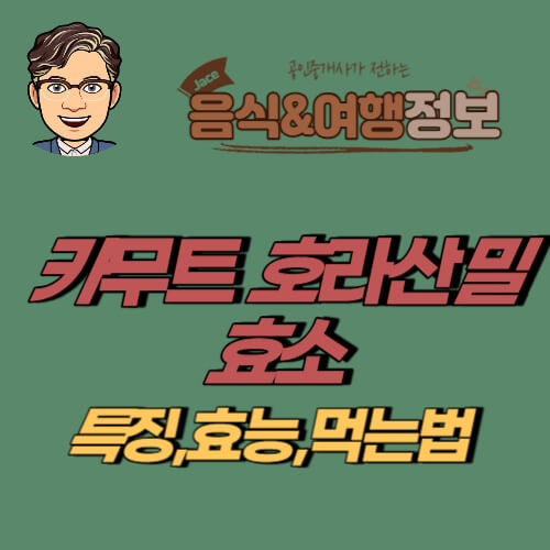 썸네일 카무트 호라산밀 효소 안내