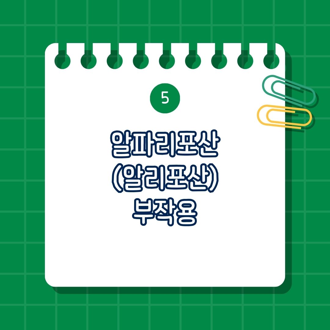 알파리포산(알리포산) 부작용