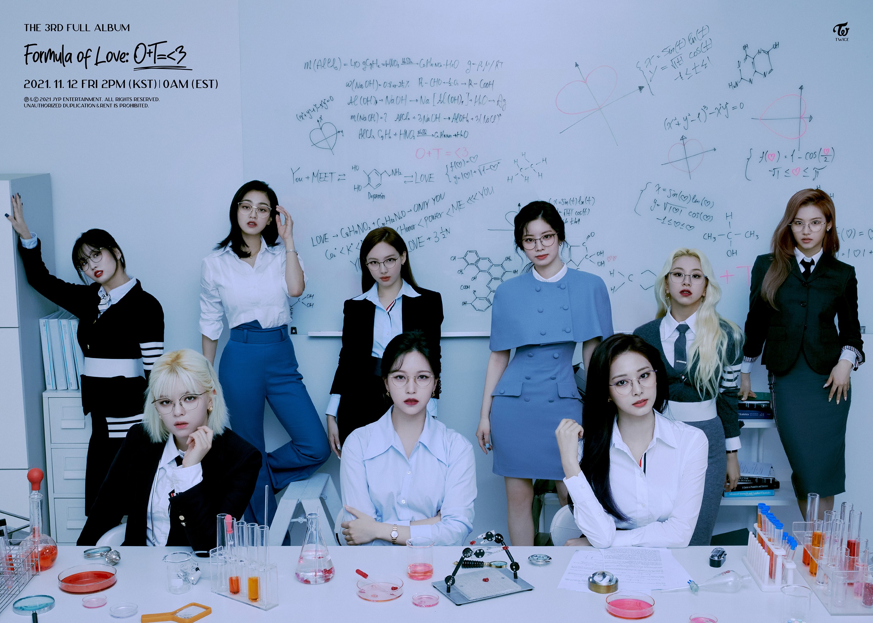  정장 풀착장한 트와이스 formula of love 티저 사진