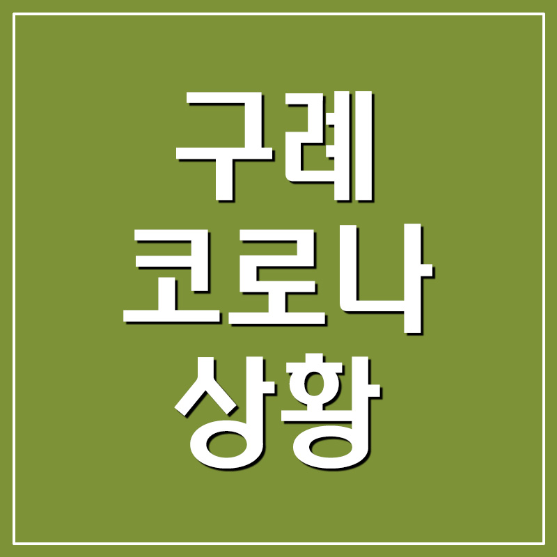  구례 코로나 확진자 상황 및 현황