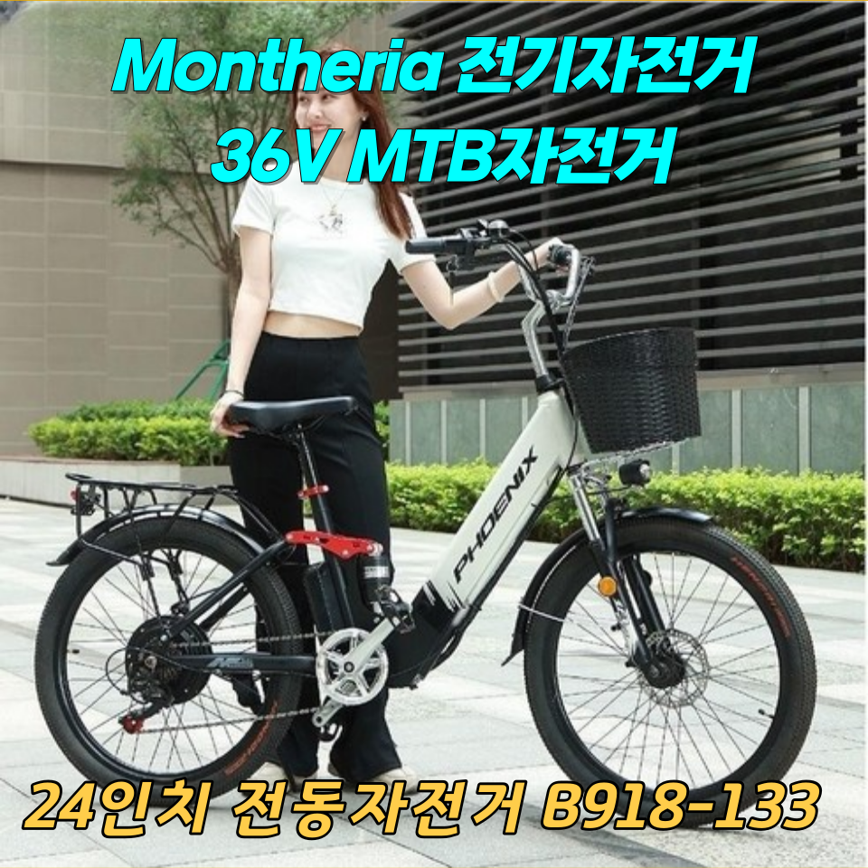 몽떼리아 일렉트릭 자전거 36V MTB 자전거