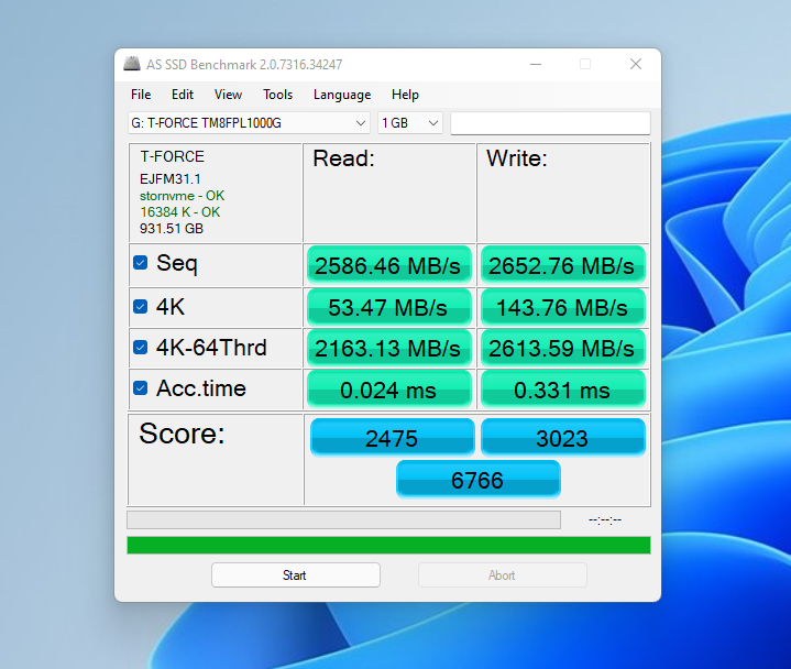 T-Force Cardea Z44L 1TB NVMe SSD 검토