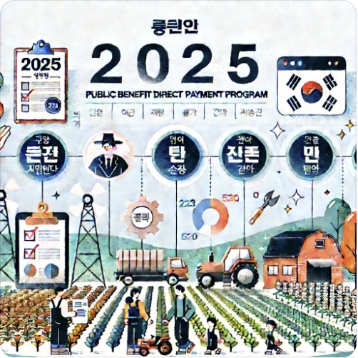 공익직불금 신청 사진