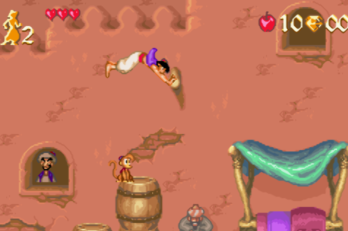  캡콤 - 알라딘 (アラジン - Aladdin) GBA - ACT (액션)