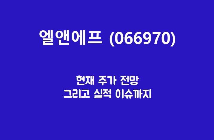  엘앤에프 (066970) 주가, 실적, 전망, 기업분석