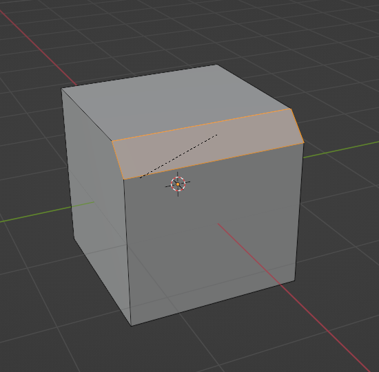  [blender] 한쪽만 모서리 둥글게 만들기, 모따기