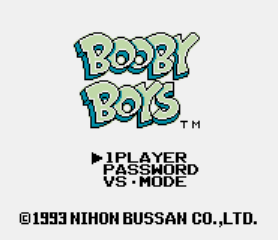  GB - Booby Boys (게임보이 / ゲームボーイ 게임 롬파일 다운로드)