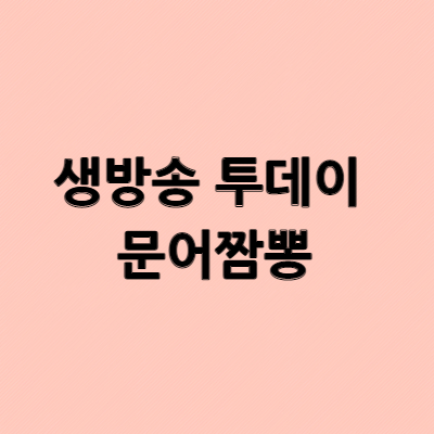  생방송 투데이 문어짬뽕 대전 덕암동 미강손짜장 맛집