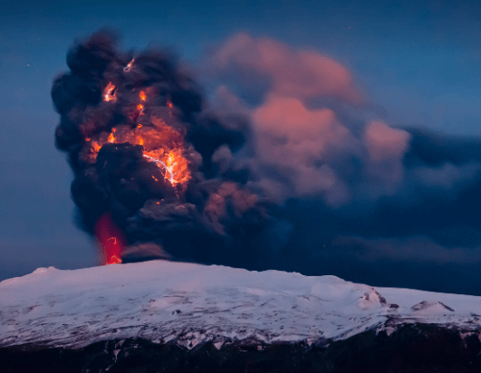 아이슬란드 화산 분화
