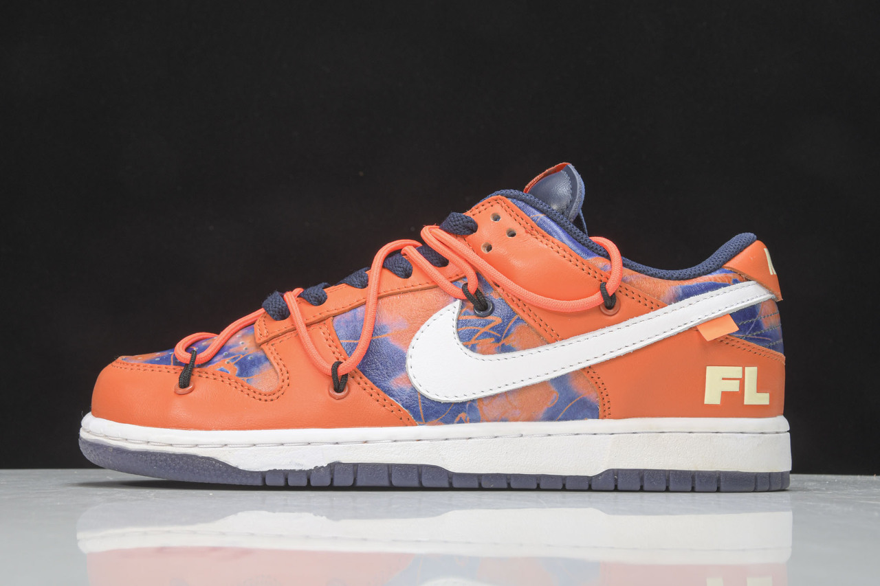  [NIKE x OFF WHITE x FUTURA] BC 나이키 X 오프화이트 X 퓨추라 덩크 로우 오렌지 블루 DD0856-801