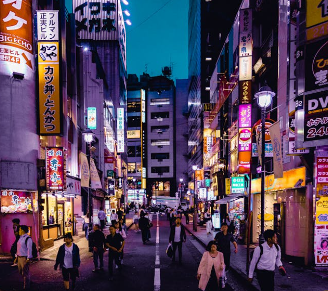 일본 거리 풍경
