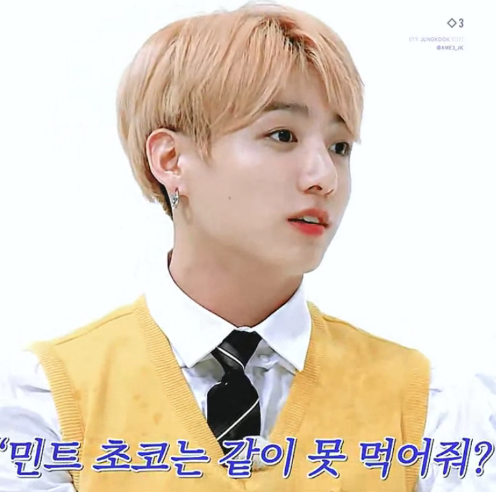  정국이 입맛 쉴드 불가다 쓰읍