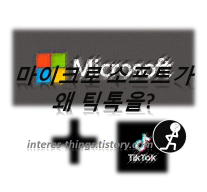  마이크로 소프트가 왜 틱톡을?