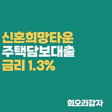  신혼희망타운 전용 주택 담보 장기대출 조건 정리(대상,금리)