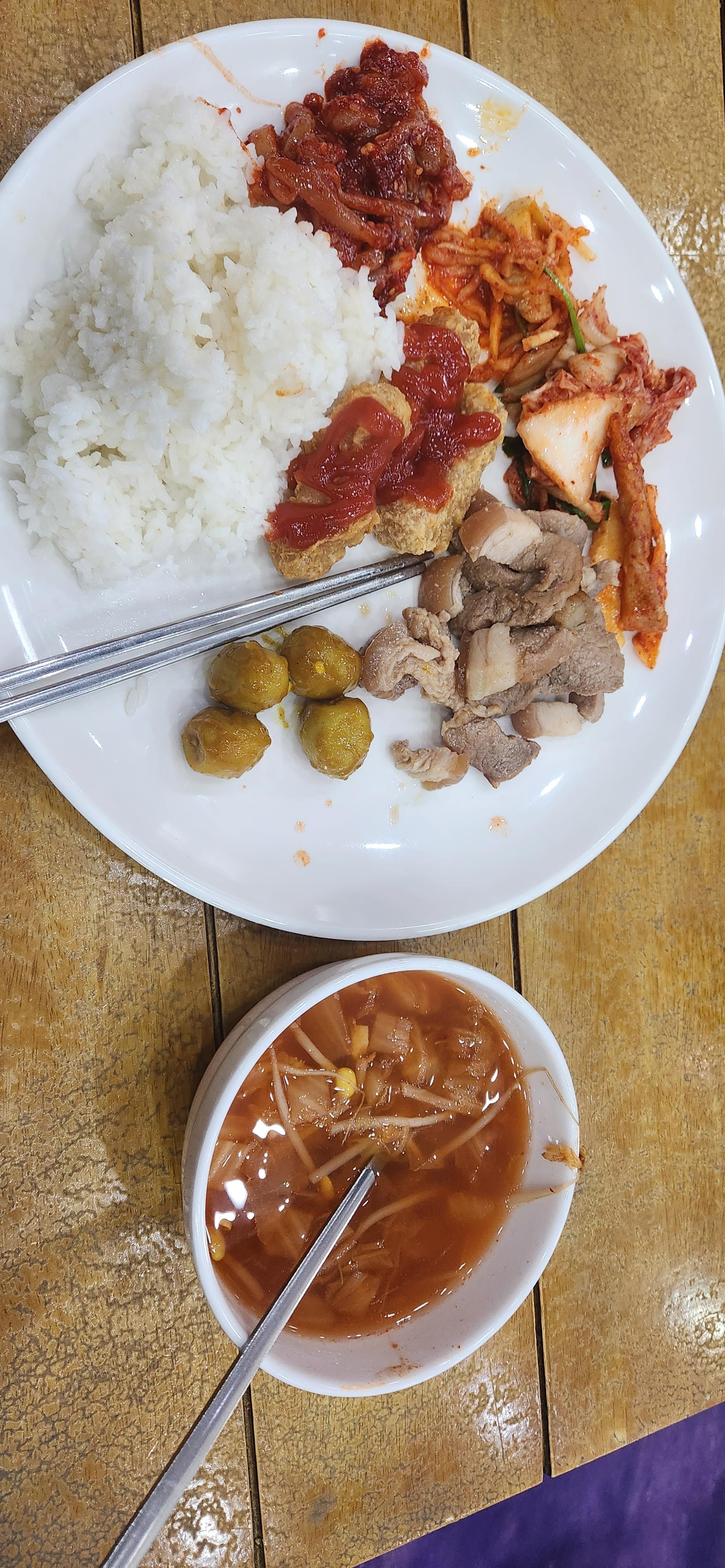  군산 한식뷔페 풀꽃정원 후기
