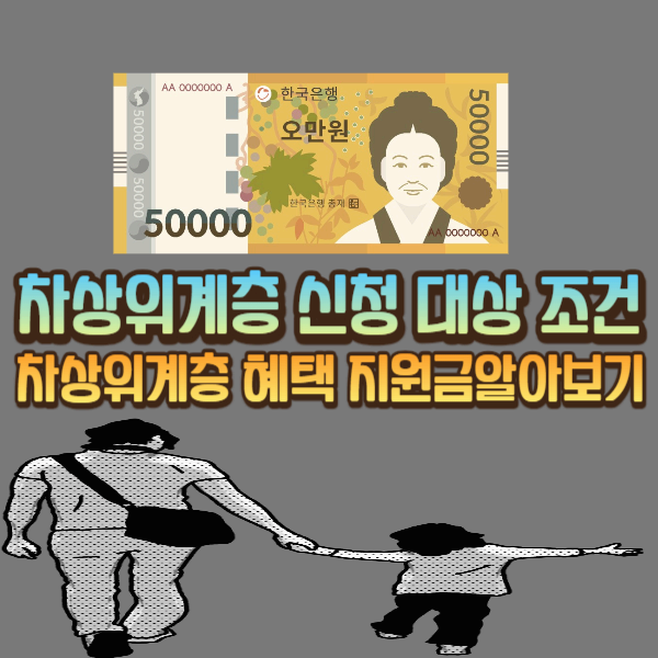  차상위계층 신청 조건 혜택 증명서 재산 알아보기