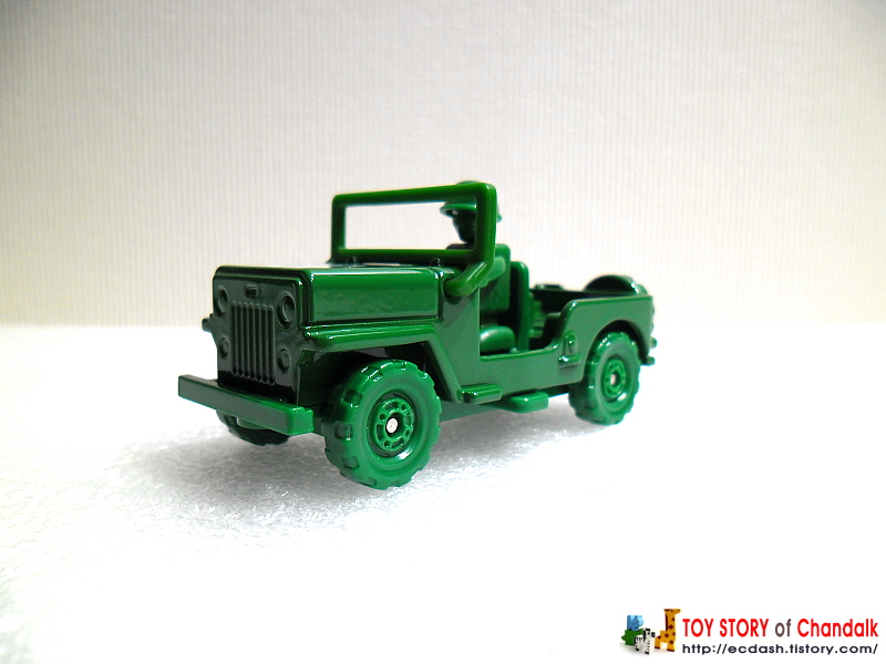 [디즈니 모터스 토미카] DISNEY MOTORS TOMICA TOY STORY / 토이스토리 토미카 05 그린 아미맨 & 밀리터리 트럭 / Green Army man & Military Truck