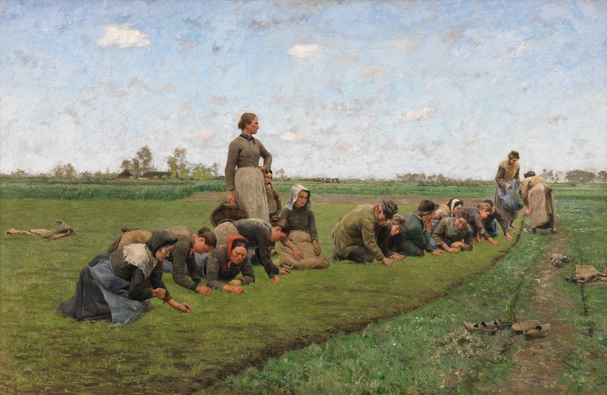 에밀 클라우스(Emile Claus), 벨기에, 화가, 1849-1924