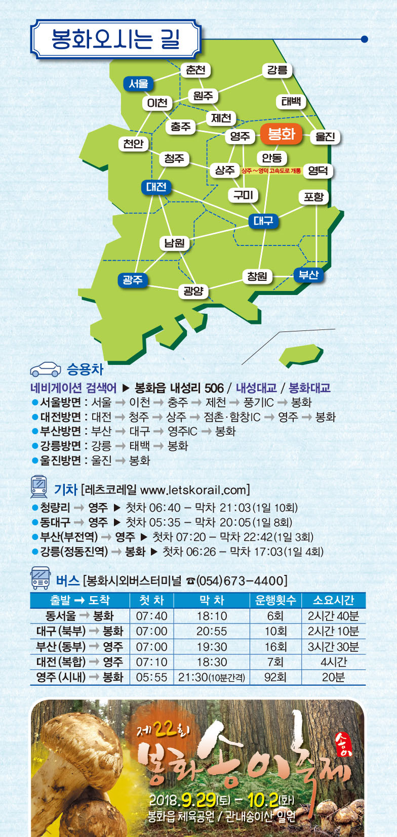  경북 봉화군 가볼만한곳: 경북 7-8월 축제 “봉화은어축제 2019”