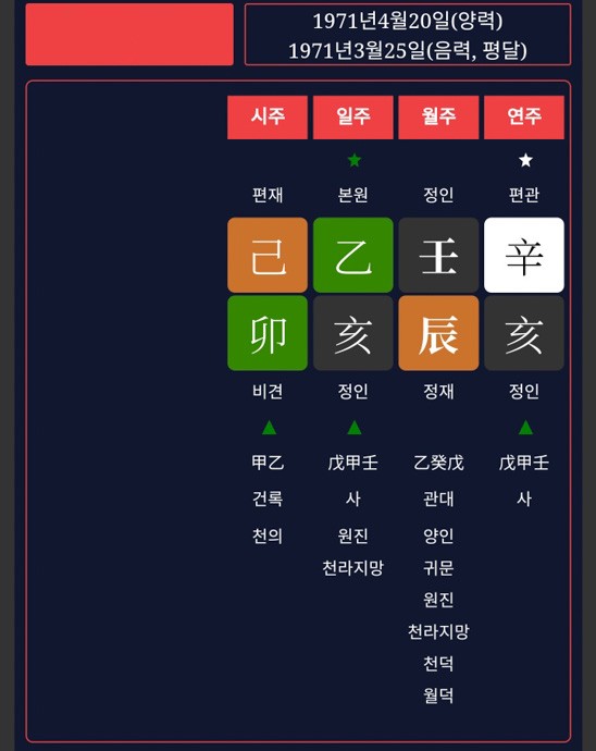 철공소만세력-사주팔자