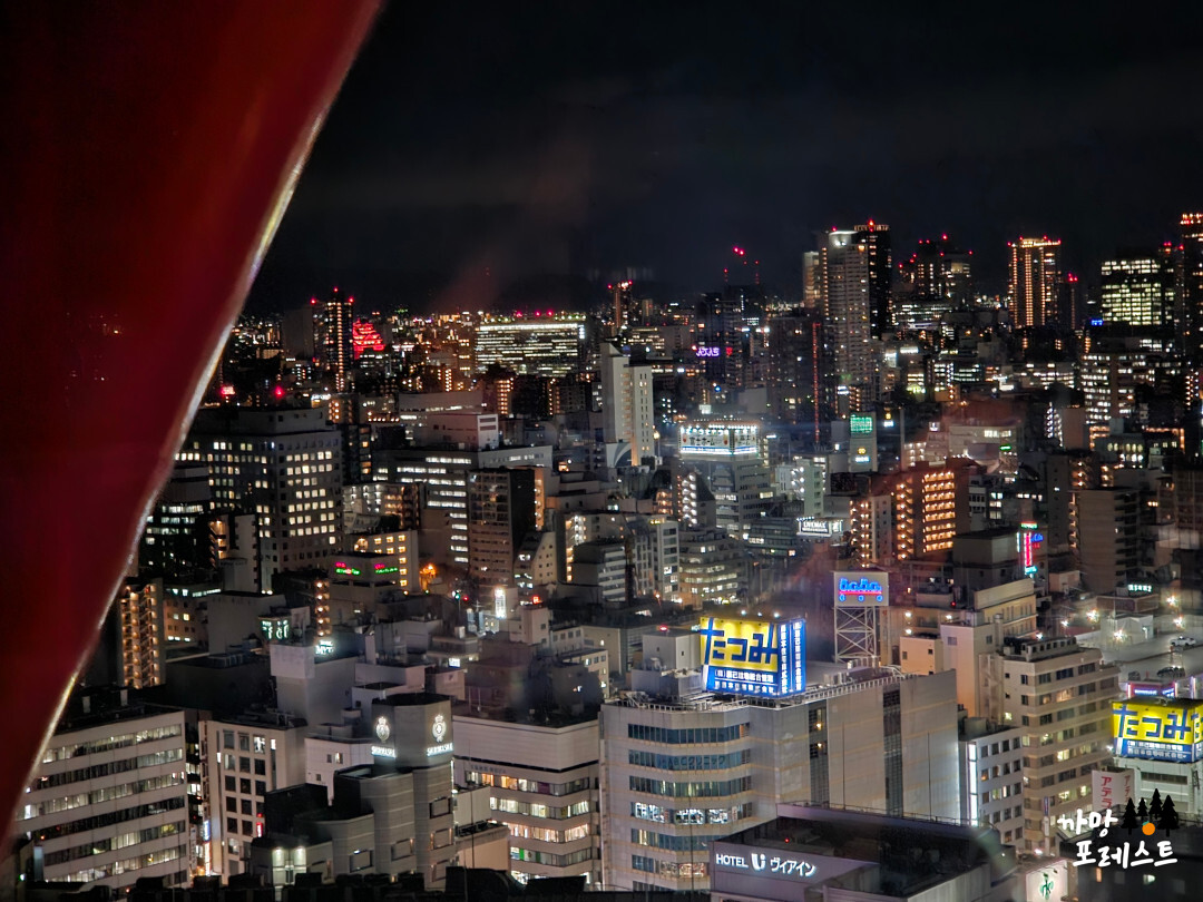 오사카 햅파이브 빨간 관람차 오사카뷰