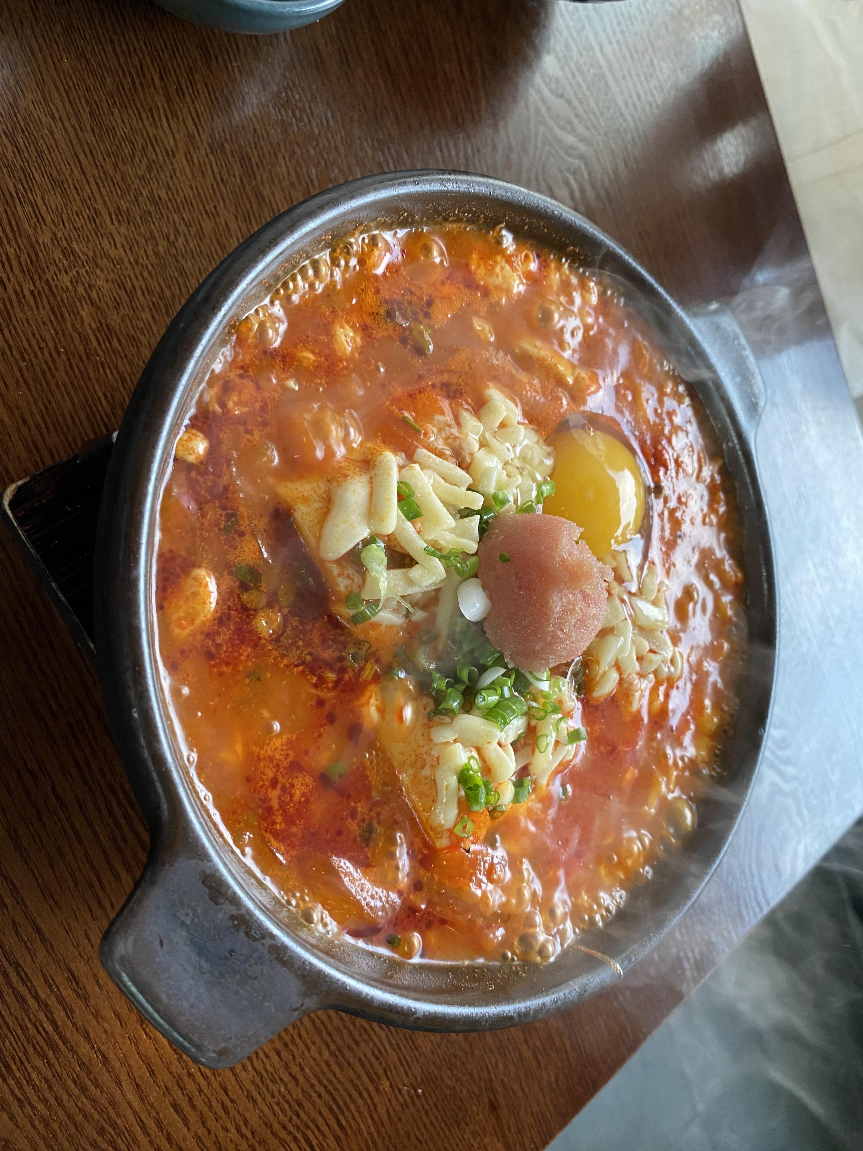 명란 치즈 순두부